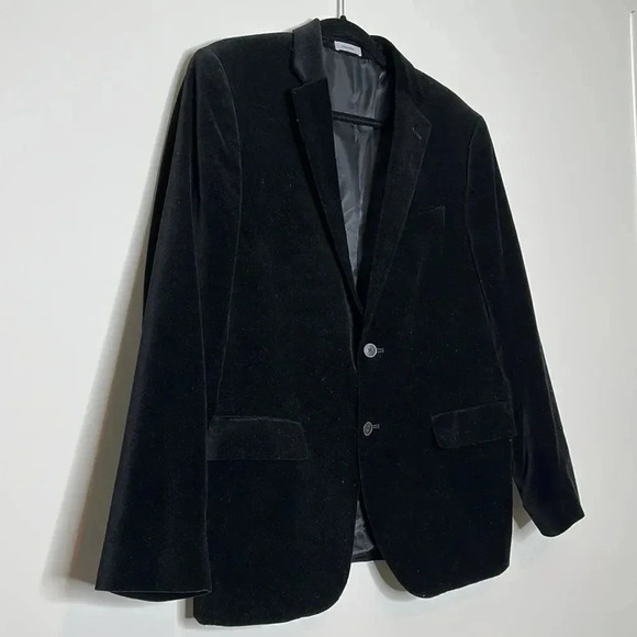 JF J.Ferrar Velvet Mens Super Slim Stretch Fabric Super Slim Fit Sport Coat - Picture 5 of 9